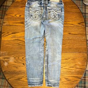 Rock Revival Yui Mid-Rise Ankle Skinny Waist 30; Inseam 26